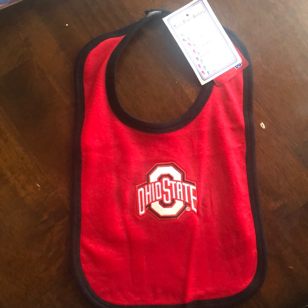Ohio State Baby Bib